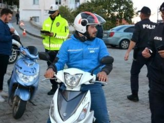Muğla'da kasksız motosikletlilere ceza yağdı