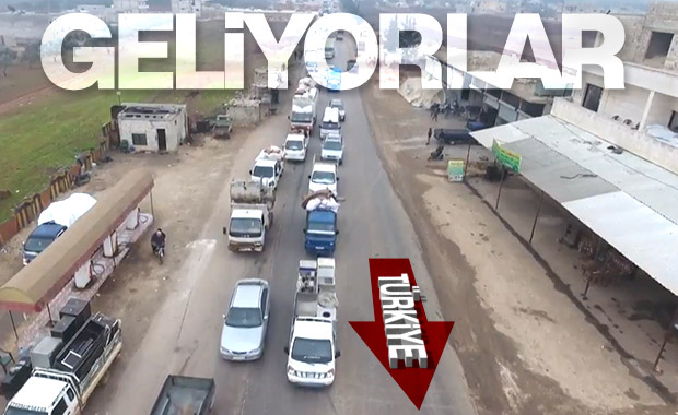 Suriyeliler İdlib'den kaçıyor
