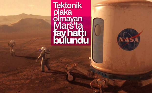 Mars'ta ilk defa aktif fay bölgesi tespit edildi