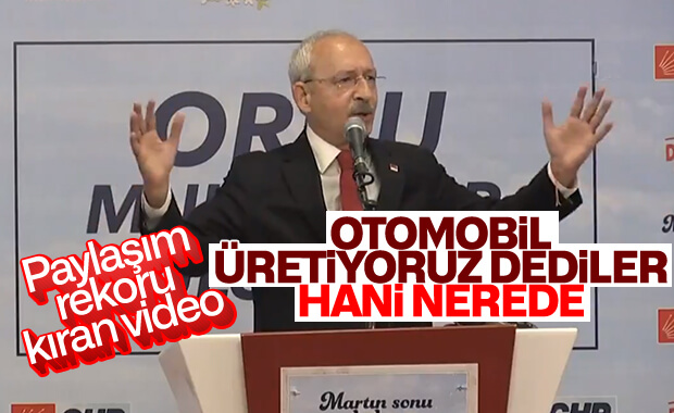 Kılıçdaroğlu'nun yerli otomobil sözleri yeniden gündemde