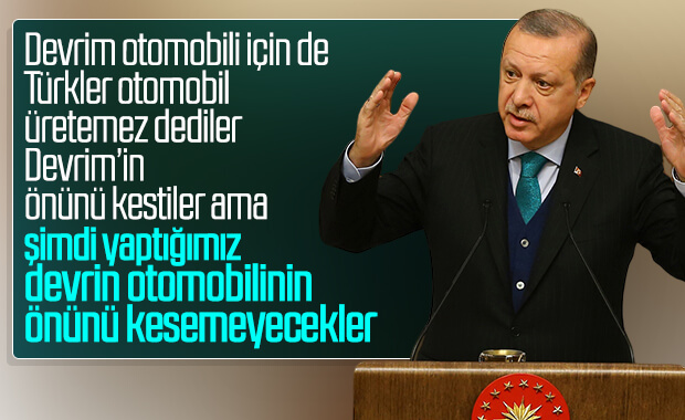 Cumhurbaşkanı Erdoğan yerli otomobil töreninde konuştu