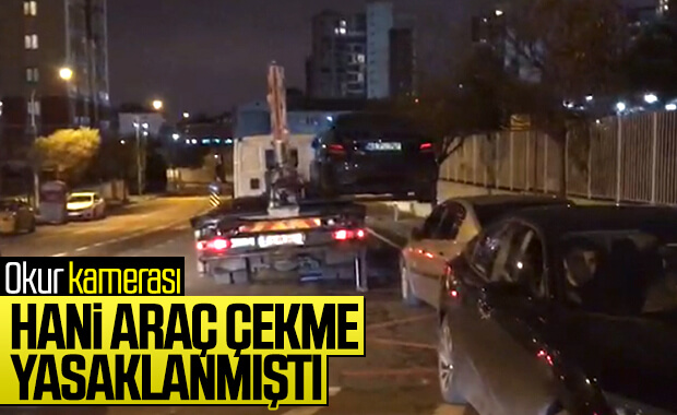 İstanbul'da yasağa rağmen araç çekimi durmadı