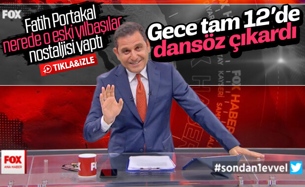 Fatih Portakal'ın dansöz özlemi