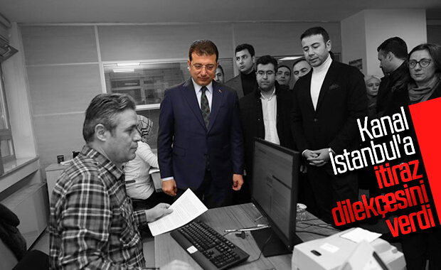 Ekrem İmamoğlu, Kanal İstanbul’a itiraz dilekçesini verdi