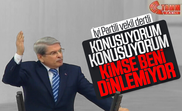 Konuşması dinlenmeyen İyi Partili vekil kızdı