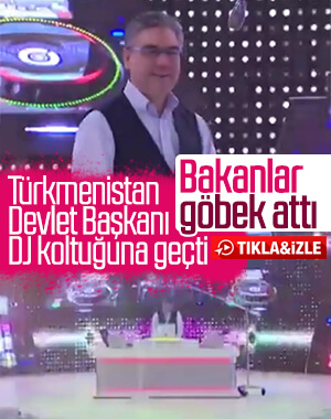 Türkmenistan Devlet Başkanı, DJ'lik yaptı 