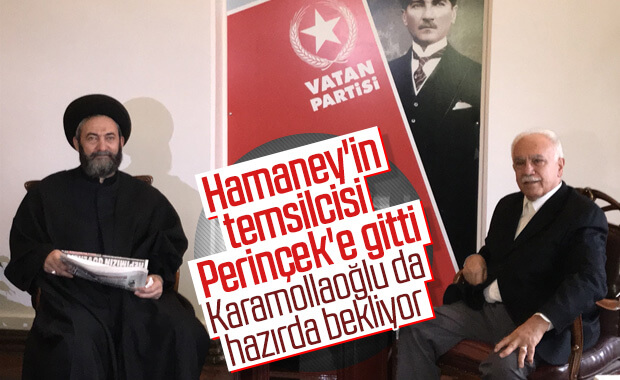 Hamaney’in temsilcisi Amili'den Perinçek'e ziyaret