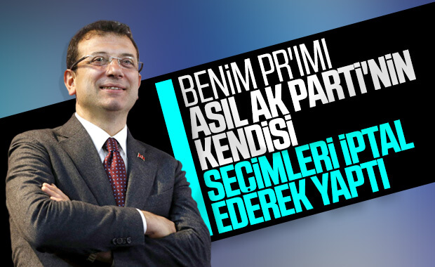 Ekrem İmamoğlu: PR'ımı AK Partililer yaptı