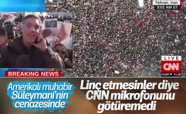CNN Süleymani’nin cenaze törenini canlı yayınladı