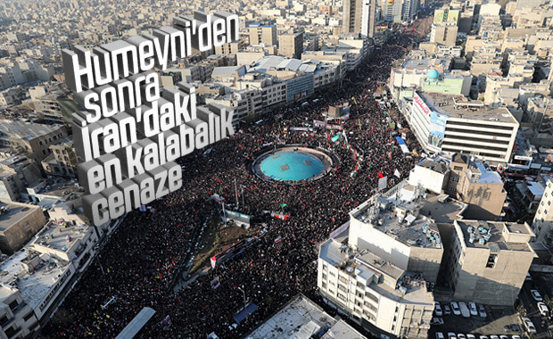 Kasım Süleymani'nin cenazesine binlerce İranlı katıldı