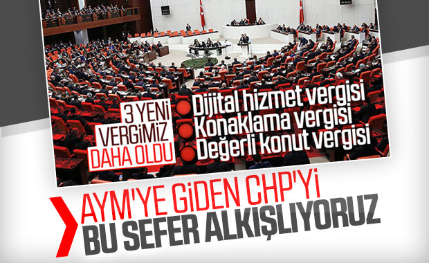 CHP'den AYM'ye vergi itirazı başvurusu