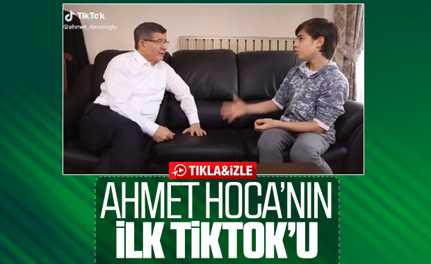 Davutoğlu'nun ilk TikTok paylaşımı