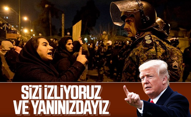 Trump, İran'daki rejim karşıtlarına Farsça mesaj gönderdi