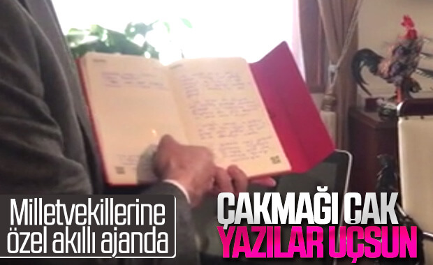 Milletvekillerine çevre dostu ajanda dağıtıldı