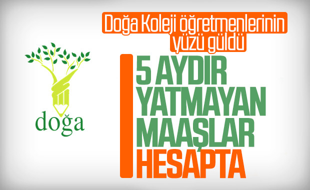 Doğa Koleji'nde öğretmenlerin maaşı ödendi