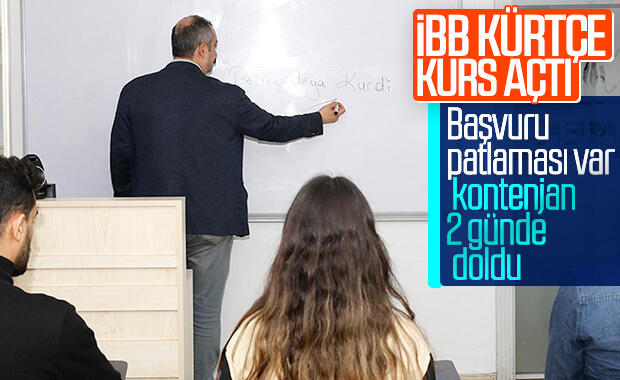 İSMEK'in Kürtçe kursunda kontenjanlar doldu