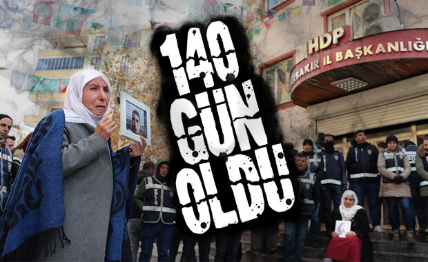 Diyarbakır annelerinin evlat nöbeti 140'ıncı gününde