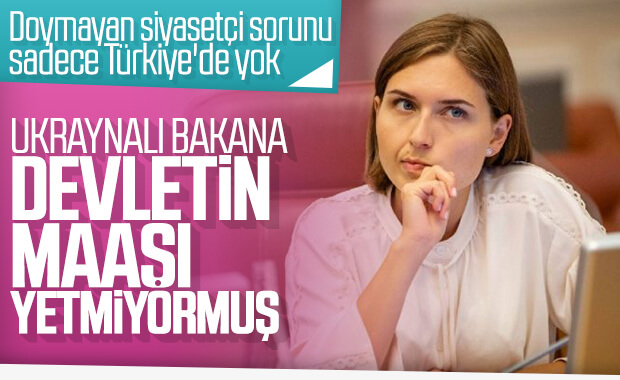 Ukrayna'da bakanın maaş memnuniyetsizliği