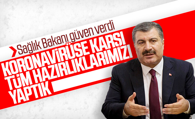 Sağlık Bakanı Koca'dan koronavirüse ilişkin açıklama