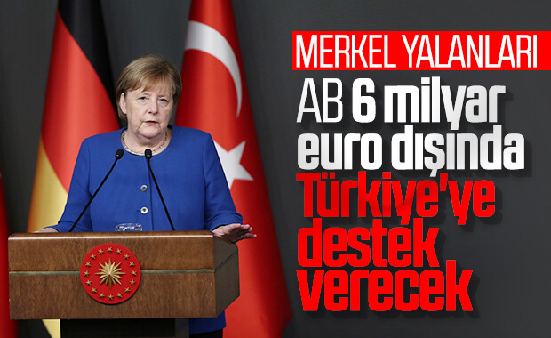 Merkel'e Türkiye'ye mülteci desteği soruldu