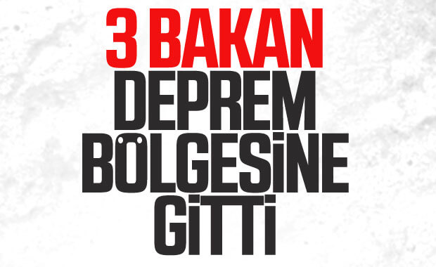 3 bakan Elazığ'a gitti