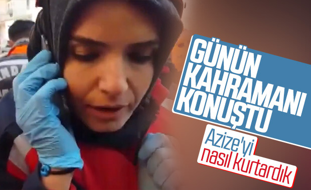 Azize kurtarıldı, UMKE görevlisi o anları anlattı