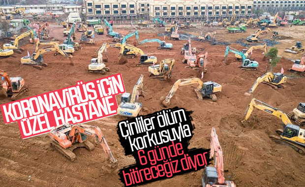 Çin, koronavirüs hastanesi inşa etmeye başladı