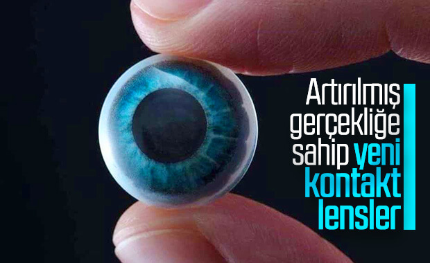 Dünyanın, artırılmış gerçekliğe sahip ilk kontakt lensleri