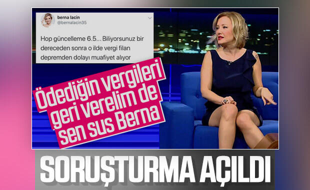 Berna Laçin hakkında soruşturma