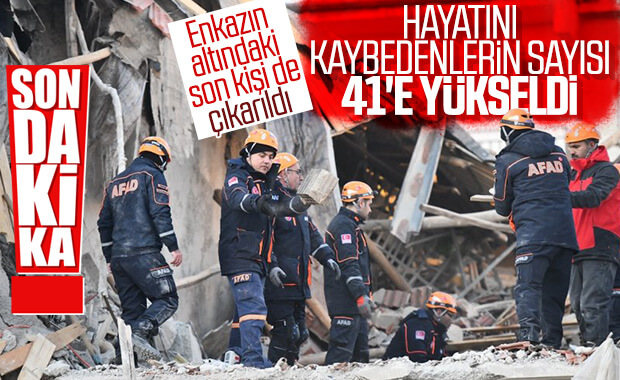 Elazığ'daki deprem sonrası ölü sayısı: 41