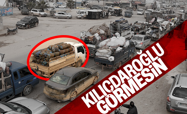 İdlib'den Türkiye'ye göç sürüyor