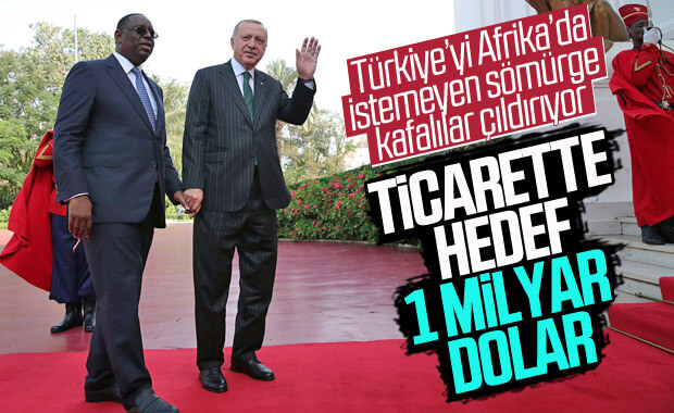 Erdoğan: Senegal'de hedef 1 milyar dolar ticaret hacmi