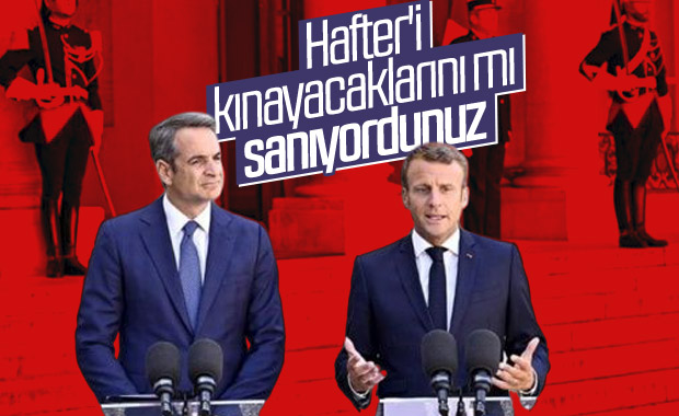 Macron'la Miçotakis: Türkiye'yi kınadık
