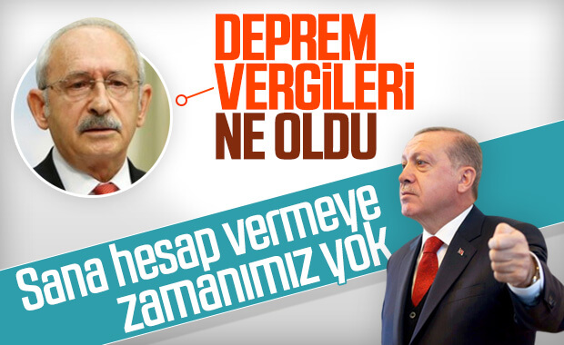 Cumhurbaşkanı Erdoğan'a deprem vergileri soruldu