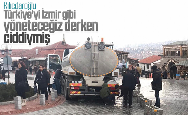 Ankara'da su kuyruğu