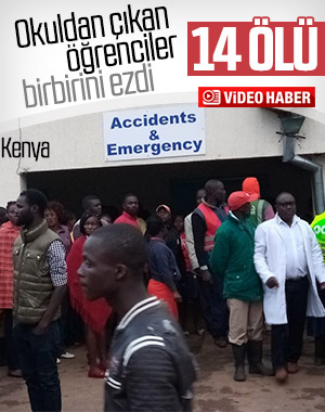 Kenya'da okul çıkışında izdiham: 14 ölü