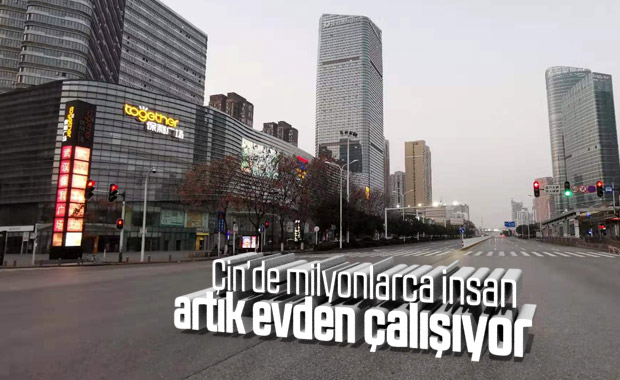Çin'de milyonlarca insan 'zoraki' uzaktan çalışıyor