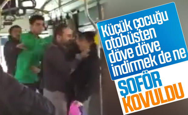 Çocukları otobüsten atan şoför görevden alındı