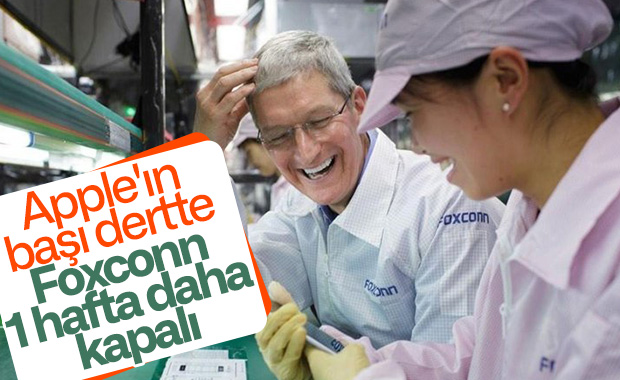 iPhone üreticisi Foxconn, Çin'de bir hafta daha kapalı kalacak
