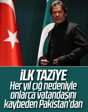 Pakistan'dan Türkiye'ye başsağlığı mesajları