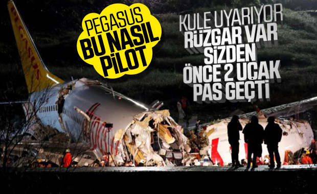 Kaza öncesi kulenin pilotu uyardığı ortaya çıktı