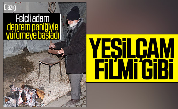 Depremde felçli adam yürümeye başladı