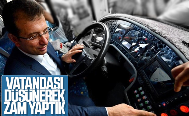 İstanbul'da ulaşım zammı İmamoğlu'na soruldu