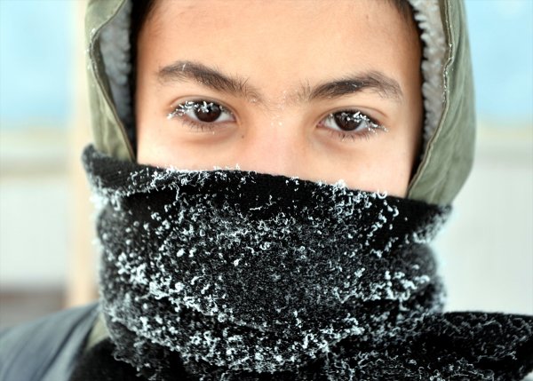 Ardahan'da dondurucu soğuk etkili oluyor