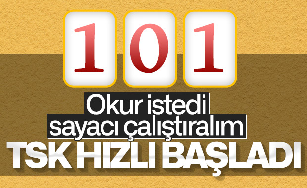 MSB: 101 Rejim unsuru etkisiz hale getirildi