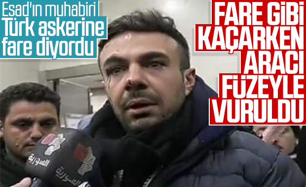 Türk askerine hakaret eden Suriyeli muhabir yaralandı