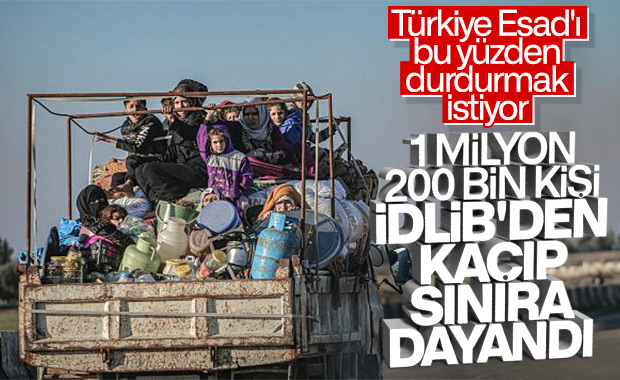 İdllib'den kaçanların sayısı 1 milyonu aştı
