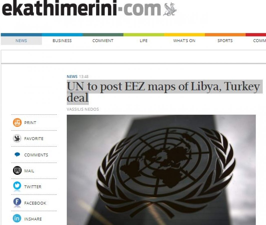 Yunan medyası BM ile AB'den ümidini kesti