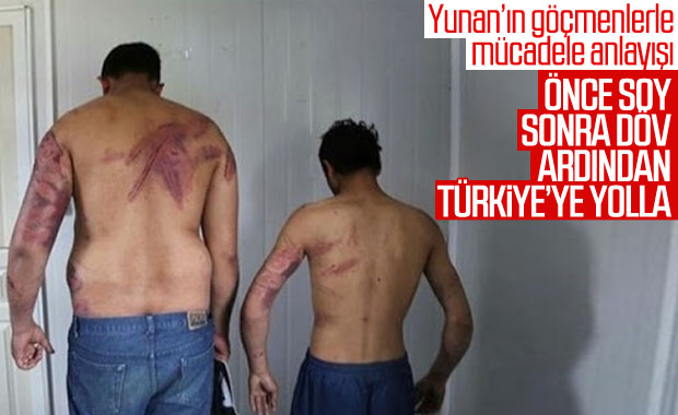 Yunanistan göçmenleri demir çubukla döverek geri gönderiyor