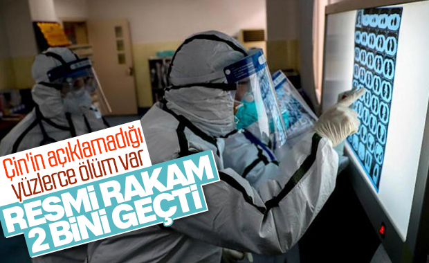 Koronavirüs ölümleri 2 bini aştı